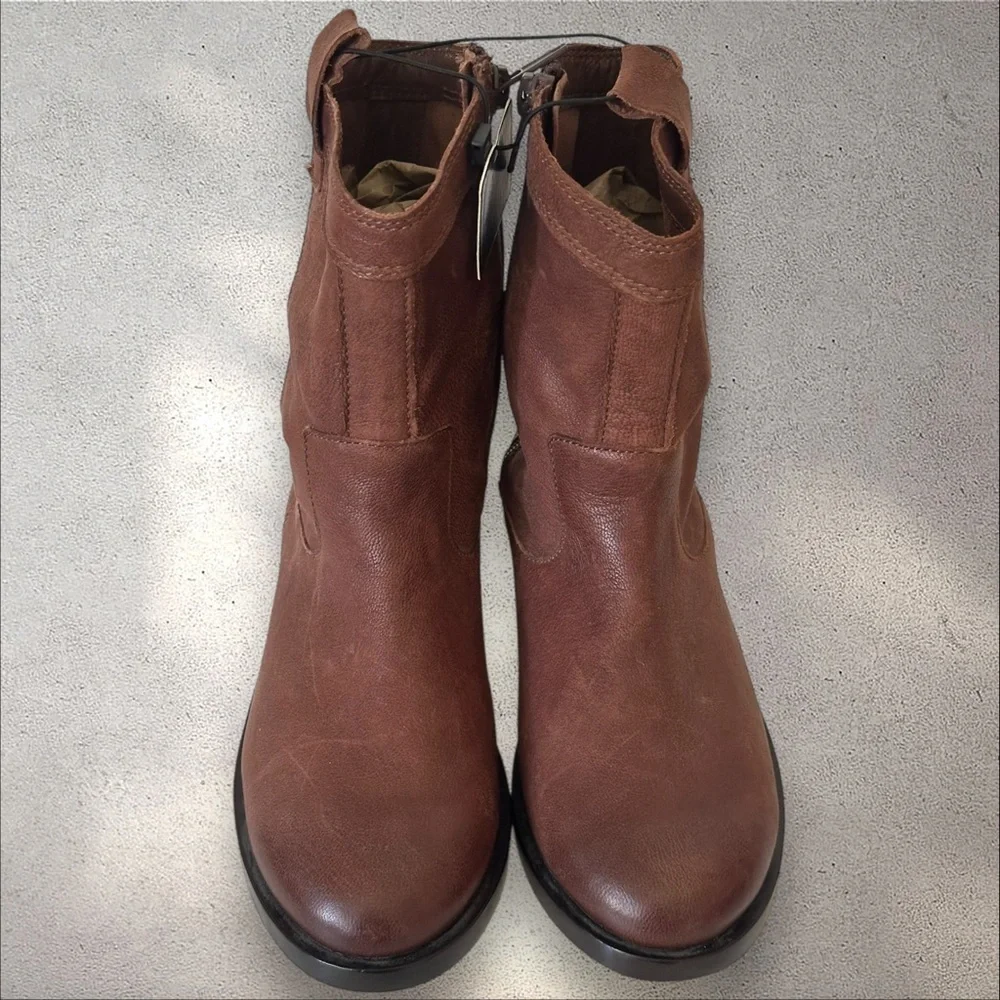 Zara Kids Cowboy/Western Brown Ankle Boots (SH100)